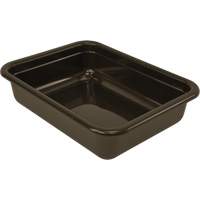 All-Purpose Flat-Bottom Storage Tub, 5" H x 17" D x 22" L, Plastic, Grey CG223 | Waymarc Industries Inc