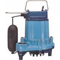 Sump/Effluent Pumps, 53 GPH, 115 V, 5 A, 1/3 HP Waymarc Industries Inc