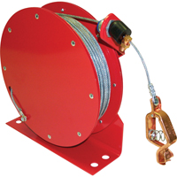 Retractable Grounding Wires, 50' Length, Heavy-Duty DB025 | Waymarc Industries Inc
