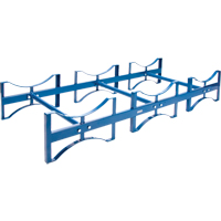 Drum Stacking Rack, 3 Drums, 2400 lbs. Capacity, 71-1/2" W x 30" D x 12-1/2" H Waymarc Industries Inc