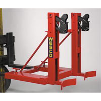 Gator Grip Forklift Attachment for Drum Handling, For 30 US Gal. (25 Imperial Gal.) / 50 US Gal. (41.6 Imperial Gal.) / 80 US Gal. (66.6 Imperial Gal.) Waymarc Industries Inc