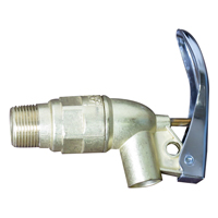 Zinc Drum Faucet - No Flame Arrestor , Zinc Alloy, 3/4" NPT Inlet DC627 | Waymarc Industries Inc