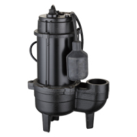 Cast Iron Sewage Pump, 115 V, 6.5 A, 3880 GPH, 1/2 HP DC661 | Waymarc Industries Inc