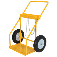 Chariot pour bouteille de gaz, Roues Caoutchouc, Base de 22" la x 14-1/8" lo, 250 lb Waymarc Industries Inc