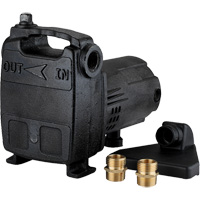 Portable Cast Iron Transfer Pump, 115 V, 950 GPH, 1/2 HP DC841 | Waymarc Industries Inc