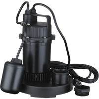 Thermoplastic Submersible Sump Pump, 2560 GPH, 115 V, 4.6 A, 1/3 HP Waymarc Industries Inc