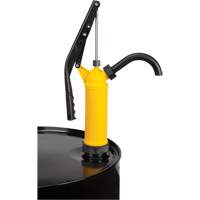 Lever-Type Drum Pump, Polypropylene, 14 oz./Stroke, Fits 5-55 Gal. Waymarc Industries Inc