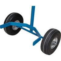Chariot &agrave; cylindres, Roues Anticrevaison, Base de 15-1/2" W x 14-1/4" L, 600 lb Waymarc Industries Inc