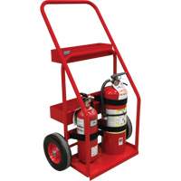 Chariot de prevention d'incendie pour travaux &agrave; chaud, Roues Semi-pneumatique, Base de 17,75" la x 8,9" lo, 100 lb Waymarc Industries Inc