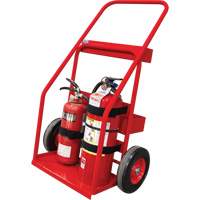 Chariot de prevention d'incendie pour travaux &agrave; chaud, Roues Semi-pneumatique, Base de 17,75" la x 8,9" lo, 100 lb Waymarc Industries Inc