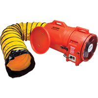 Blower with Canister & Ducting, 1 HP, 1842 CFM EB262 | Waymarc Industries Inc