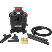 Aspirateur, Secs-humides, 6 CV, 16 gal. US (60,6 litres) Waymarc Industries Inc