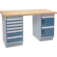 &eacute;tabli robuste, Porte & tiroirs, Cap 1500 lb, 72" la x 36" p, 34" h Waymarc Industries Inc
