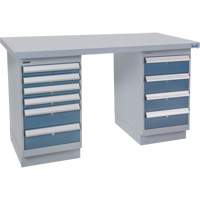Pre-Designed Workbench, 60" W x 36" D x 34" H, 2500 lbs. Capacity Waymarc Industries Inc