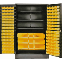 Jumbo Security Cabinet With Bins Waymarc Industries Inc