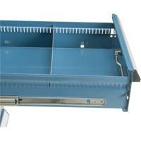 Three-Drawer Pedestal Workbench, 18" W x 21" D x 28" H FI167 | Waymarc Industries Inc