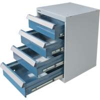 Four-Drawer Pedestal Workbench, 18" W x 21" D x 28" H Waymarc Industries Inc