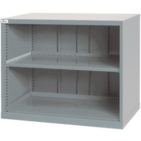 Shelf Cabinets, Steel, 33-1/2" H x 40-1/4" W x 22-1/2" D, Light Grey FI160 | Waymarc Industries Inc