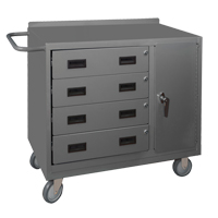 Mobile Workbench Cabinet, Steel Surface Waymarc Industries Inc
