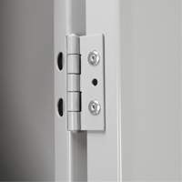 Clean Line Lockerettes, 6 -tier, Bank of 3, 36" x 18" x 72", Steel, Grey, Rivet (Assembled) Waymarc Industries Inc