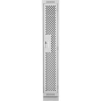 Clean Line Lockers, 12" x 18" x 76", Steel, Grey, Rivet (Assembled), Perforated Waymarc Industries Inc
