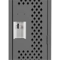 Casiers Clean Line, 12" x 12" x 72", Acier, Charbon, Rivet (assembl&eacute;), Perfor&eacute; Waymarc Industries Inc