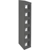 Assembled Lockerettes Clean Line™ Perforated Economy Lockers FJ640 | Waymarc Industries Inc