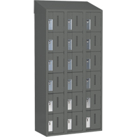 Casiers robustes Concorde, 6 niveaux, Bloc de 3, 36" x 18" x 78", Acier, Charbon, Soud&eacute; (assembl&eacute;) Waymarc Industries Inc