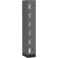 Casiers robustes Concorde, 6 niveaux, 12" x 18" x 76", Acier, Charbon, Soud&eacute; (assembl&eacute;) Waymarc Industries Inc
