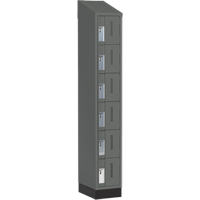 Casiers robustes Concorde, 6 niveaux, 12" x 18" x 82", Acier, Charbon, Soud&eacute; (assembl&eacute;) Waymarc Industries Inc