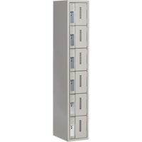 Casiers robustes Concorde, 6 niveaux, 12" x 18" x 72", Acier, Gris, Soud&eacute; (assembl&eacute;) Waymarc Industries Inc