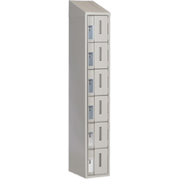 Casiers robustes Concorde, 6 niveaux, 12" x 18" x 78", Acier, Gris, Soud&eacute; (assembl&eacute;) Waymarc Industries Inc
