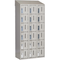 Casiers robustes Concorde, 6 niveaux, Bloc de 3, 36" x 18" x 78", Acier, Gris, Soud&eacute; (assembl&eacute;) Waymarc Industries Inc