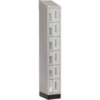Casiers robustes Concorde, 6 niveaux, 12" x 18" x 82", Acier, Gris, Soud&eacute; (assembl&eacute;) Waymarc Industries Inc