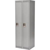 Casiers, Bloc de 2, 24" x 18" x 72", Acier, Gris, D&eacute;mont&eacute; Waymarc Industries Inc