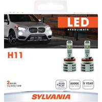 H11 Headlight Bulb, LED, 13.2 W/17 W, White Waymarc Industries Inc