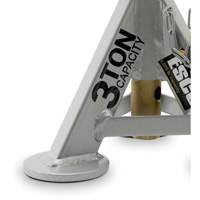 Performance Shorty Low Profile Jack Stands, 3 tons Capacity, 11" - 17" H Waymarc Industries Inc