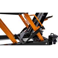 ATV and Motorcycle Jack, 0.75 Ton(s) Capacity, 4-2/3" Lowered, 14-1/2" Raised, Manual Hydraulic Waymarc Industries Inc