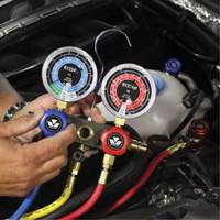 R1234Yf 2-Way Piston Valve Manifold Gauge Set Waymarc Industries Inc