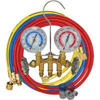 R134A 2-Way Brass Manifold Gauge Set Waymarc Industries Inc