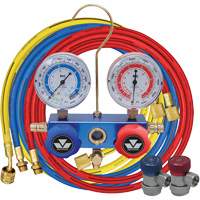 R134A 2-Way Aluminum Manifold Gauge Set Waymarc Industries Inc