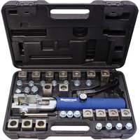 Universal Hydraulic Flaring Tool Set with Blue Handle & Adapter Set Waymarc Industries Inc