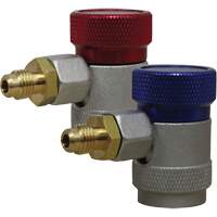 Coupleur de s&eacute;curit&eacute; manuel R134a basse pression 1/4” FL-M x 13 mm Waymarc Industries Inc