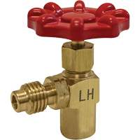 Valve de perçage pour canette R1234yf avec filetage 1/2” ACME-LH Waymarc Industries Inc