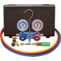 Automotive R134A 2-Way Manifold Gauge Set with Mini Dye Injector Waymarc Industries Inc