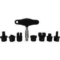 Trousse d'outils pour bouchons de vidange dhuile 8 morceaux Waymarc Industries Inc