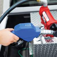 Blue Cold Weather Automatic Diesel Spout Nozzle Waymarc Industries Inc
