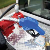 Blue Cold Weather Automatic Diesel Spout Nozzle Waymarc Industries Inc