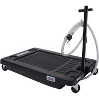 Drain d'huile portable en polypropyl&egrave;ne &agrave; profil bas Waymarc Industries Inc