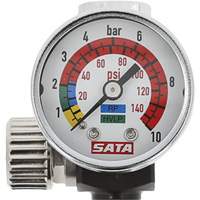 Air Micrometer with Gauge, 1/4" Male Thread & G 1/4" Female Thread Waymarc Industries Inc